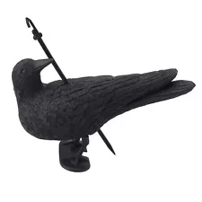 Crow Elbow Crow Statue Plastic Waterproof Crow Decoys For JY