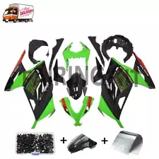 FK Green Black Injection Fairing Fit for Kawasaki NINJA 2013-2017 EX300 l024