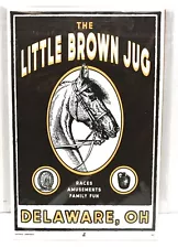 Little Brown Jug Delaware County Fair Advertisement Print Faucethead Homestretch