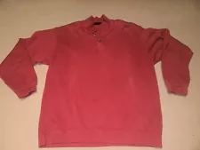 Vintage Patagonia Polo Shirt Men Large XL Red Long Sleeve Rugby Spring 1989