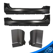 For 07-13 Chevy Silverado Sierra 2 Dr Standard Regular Cab Corners Rocker Panels