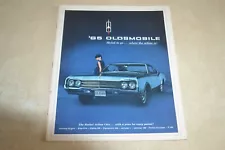 1964 1965 Oldsmobile Mint Uncirculated Sales Brochure Catalogue Lot 7 Pieces 442