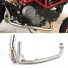 For Ducati Hypermotard 796 2009-2012 Motorcycle Exhaust Middle Link Pipe (For: Ducati Hypermotard 796)