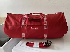 RARE AUTHENTIC SUPREME DUFFLE BAG LARGE CORDURA BOX LOGO SS18