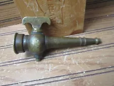 Antique Vintage Brass MAGIC 5" Hose Nozzle Garden Hose Pat 11 -7 - 73