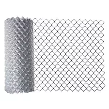 ALEKO Galvanized Steel 4 X 50 feet Roll Chain Link Fence Fabric 12.5-AW Gauge