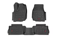 Rough Country Sure-Fit Floor Mats for 2024 Toyota Tacoma - SM71224 (For: Toyota)