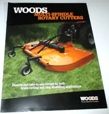 *Woods Multi-Spindle Rotary Cutter Mower Sales Brochure DS96 thru MD080 OEM 4/13