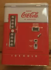 Coke Tin Bottle Machine Flip Lid 1997