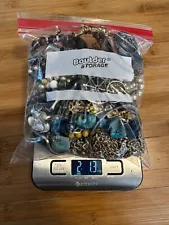 2 lb Estate Sale Jewelry, Wearable, Mixed Metals, Mixed Jewelry, Mystery Bag