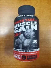 Bully Max 2-In-1 Muscle Builder Power Puppies & Adult Dogs 30ct. Exp. 6/26 W7B