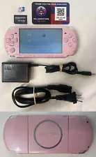 Sony PSP3000 Console + Charger/New Battery/Region Free/6.60 ARK 4/ Blossom Pink