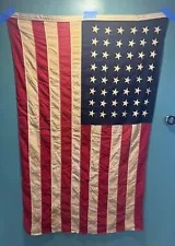 New ListingVintage Defiance 48 Star American Flag 6’ x 4' Stitched Stars & Stripes