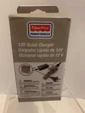 FISHER PRICE POWER WHEELS 12V QUICK CHARGER Model 00801-1429