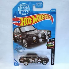 Hot Wheels 70 Ford Escort RS1600 Black #102 HW Race Day For Sale