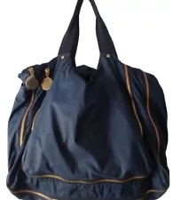 Sale - Stella McCartney Lesportsac Weekender Blue Zip Expandable Tote Travel Bag