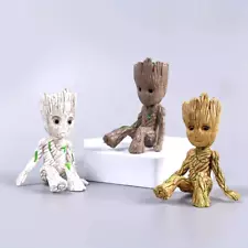 GROOT FIGURINES (3pcs) Marvel Guardians of the Galaxy Miniature Display Statues