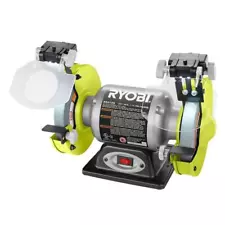 Ryobi 2.1-Amp 6 in. Grinder with LED Lights