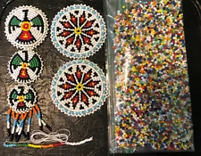 Native American beadwork & Beads For Decorating Clothing/ceremonial Items