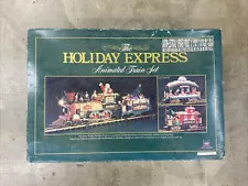 The HOLIDAY EXPRESS Animated Christmas Train Set Model 380