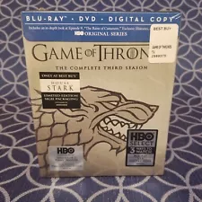 Game of Thrones: Season 3 (Blu-ray/DVD 2014 7-Disc) Best Buy LE Sigil Packaging