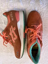 ASICS GEL LYTE III FRESH SALMON ATHLETIC MENS SHOE SIZE 10.5 #H511L Miami Colors