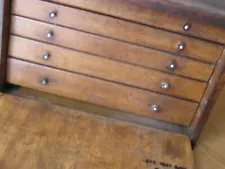 vintage engineers tool chest cabinet 5 drawer with lock and key classic tool box