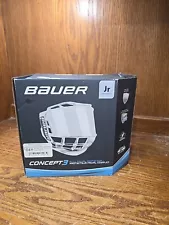 Bauer Ice Hockey Concept 3 Full Face Visor Shield Bubble Junior