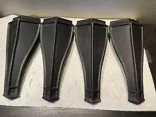 4 Genuine Early 1980's Vermont Castings Vigilant OEM 8" Cast Iron Leg Set NOS