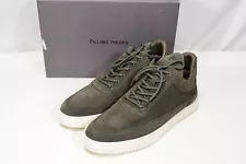 NIB Filling Pieces Low Top Suede Dark Truffle Green Size 46EU US 13