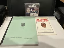 LAPD Historical Memorabilia Lot Department Manual CD Rom, + More