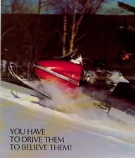 1972 VINTAGE UNCIRCULATED RUPP SNOWMOBILE SALES BROCHURE