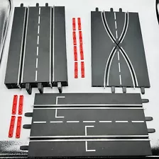 Carrera Digital 124 132 6 Piece Slot Car Track 4 Straight/Lane Change/Start Grid