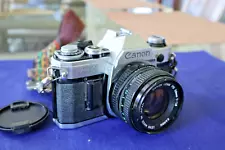 Vintage Canon AE-1 Film Camera UNTESTED ,Looks Clean , No Corrosion, Estate Sale