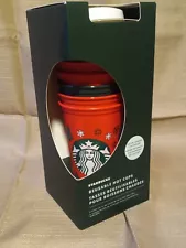 Starbucks Limited Edition Holiday Reusable Hot Cups with Lids - Pack of 6 NIB