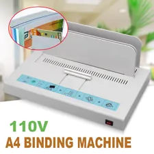 110V Perfect Binding Machine Universal Electric Book Automatic Binder USA