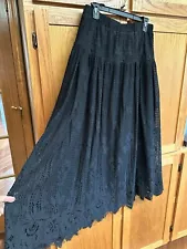 Jaded Gypsy Easy To Love Blk Lace Maxi Skirt, NWT, One Size