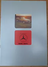 Mercedes-Benz 350SL 450SL R109 UK market colour sales brochure 1979