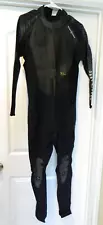 Aqua Lung Hydroflex Wetsuit Mens Full Black Dive Suit Back Zipper X-Large 1mm