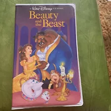 BEAUTY AND THE BEAST 1992 WALT DISNEY CLASSIC BLACK DIAMOND VHS shell case rare