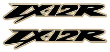 TP ZX12R Decals / Stickers LARGE for Right and Left Side Fairings