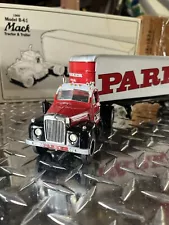 First Gear Model Truck Parker Express B Mack Truck And Trailer