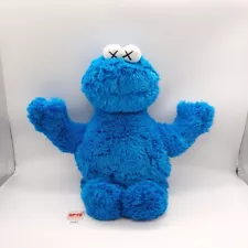 Cookie Monster Z081 Kaws x Sesame Street x Uniqlo Limited Plush 17" Doll Japan