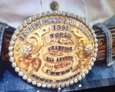 Rodeo Trophy Buckles World Champion Bullrider