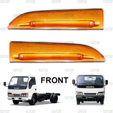 For Isuzu Truck Npr Nqr Elf 2002 2006 Amber Front Head Lamp Marker Reflectors (For: More than one vehicle)