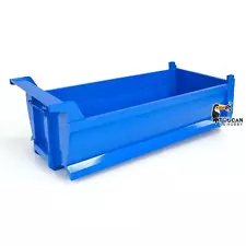 Metal High U Shape Dump Bucket for 1:14 RC Hydraulic Full-dump Truck Car Model