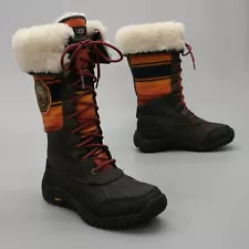 UGG Ladies 8 Pendleton Grand Canyon Tall Shearling Wool/Leather Boots - 1015731