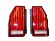 1987 - 1988 Monte Carlo SS Tail Light Backup Lamp Lens Assembly w/ Emblem - PAIR