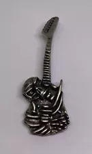 Skull And Bones Mr Scary Guitar George Lynch Ornament Necklace Pendant (227)