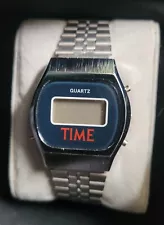 Time Magazine, Vintage Digital Quartz Watch, Mens or Womens, Made in Hong Kong